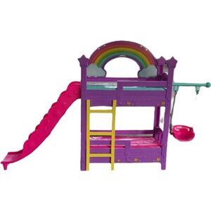 Barbie Skippers First Jobs Daycare Bunk Bed With Slide & Swing By Mattel